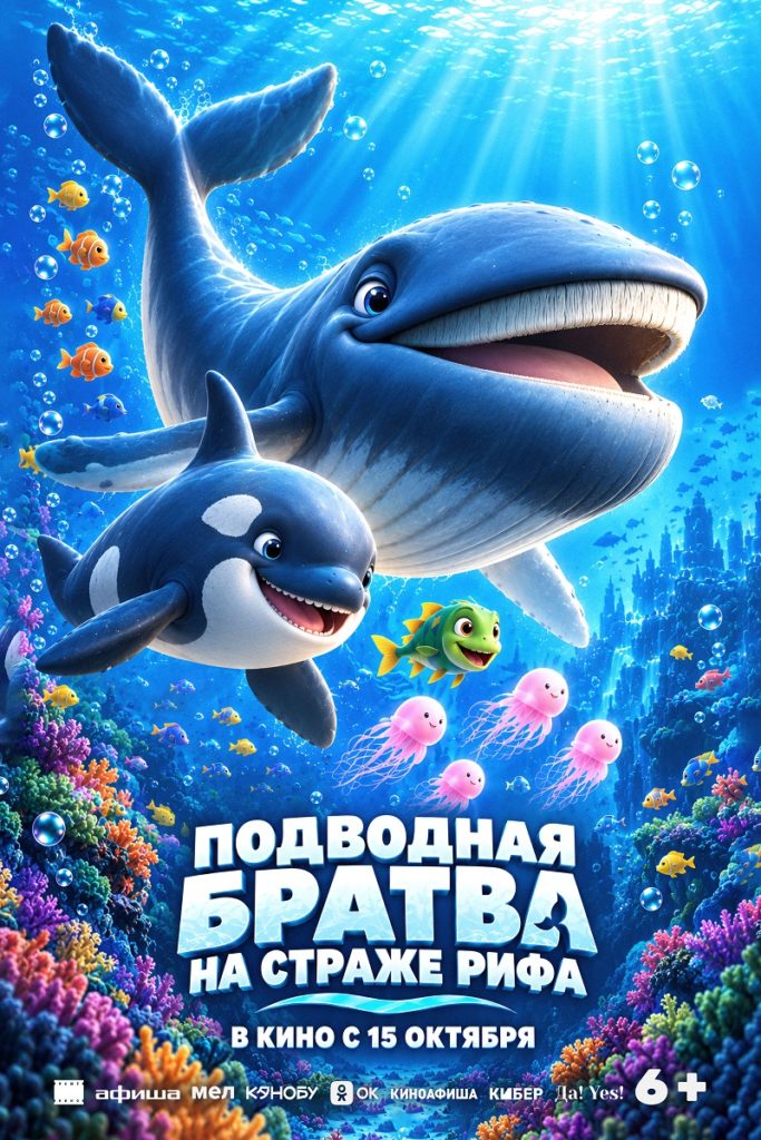 Мультфильм, приключения, семейный «Подводная братва. На страже рифа»