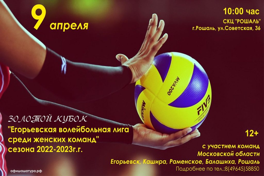 Турнир по волейболу среди женских команд сезона 2022-2023гг
